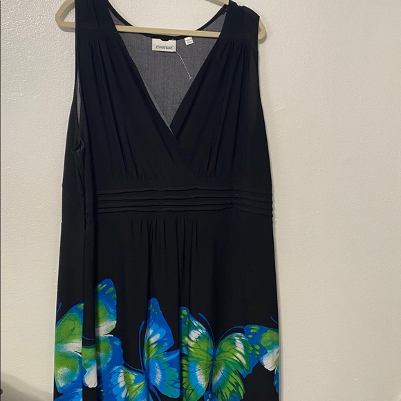 Avenue Dresses & Skirts - Awesome sleeveless MIDI Maxi butterflies Dress Size 4X New